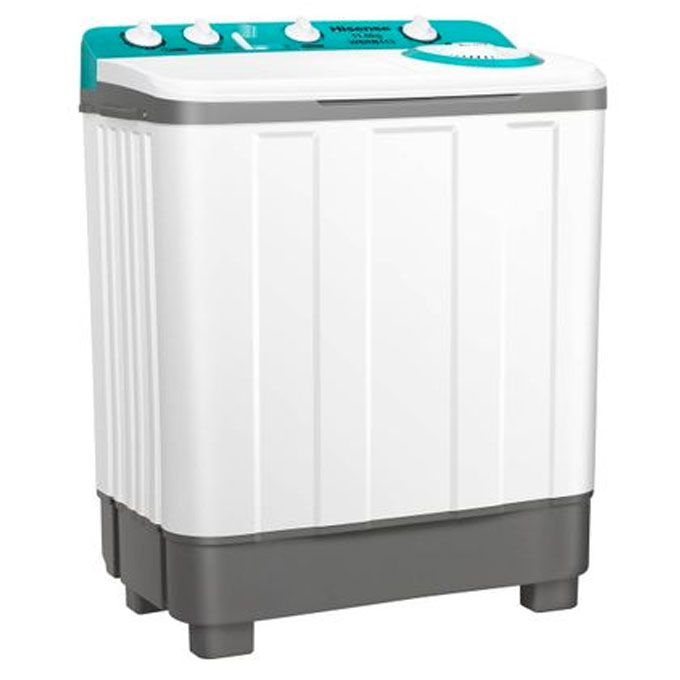 Hisense 11Kg Twin Tub Washing Machine (Wm Wsrb 113) - White/Green thumbnail 2