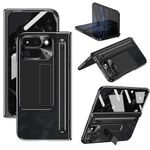 Google Pixel 9 Pro Fold Leather Soft Touch Case With Kickstand & S Pen Holder