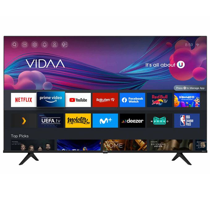 Hisense 65" Uhd 4K Smart Tv (65A6N / 65A6Q Series) - Black thumbnail 2
