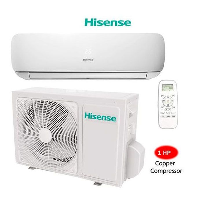 Hisense 1Hp Copper Coil Split Air Conditioner (As09Tg) - White thumbnail 5