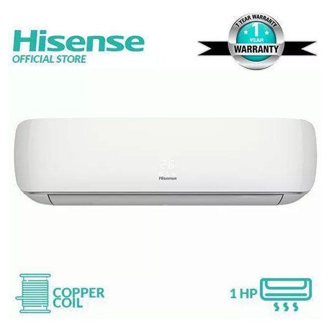Hisense 1Hp Copper Coil Split Air Conditioner (As09Tg) - White thumbnail 4