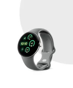 Google Pixel Watch 3 - Gps - 45Mm - 32Gb Rom + 2Gb Ram - Hazel Band / Obsidian thumbnail 2