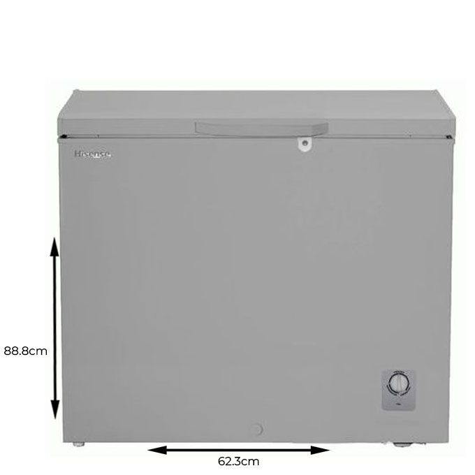 Hisense 249 Litres Chest Freezer (Frz Fc 340Sh) - Silver thumbnail 3