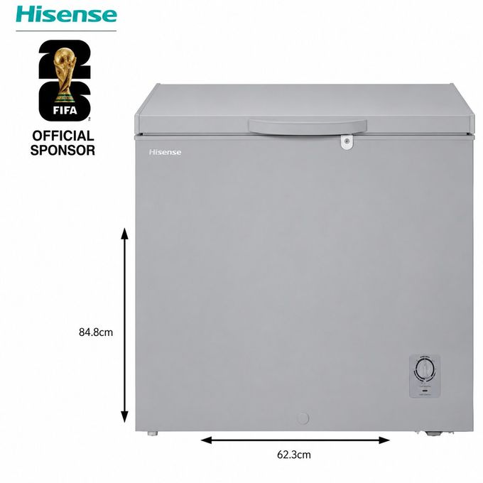 Hisense 249 Litres Chest Freezer (Frz Fc 340Sh) - Silver