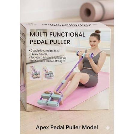 Fitness Pedal Resistance Band Pull Rope & Sit-Up Trainer thumbnail 2