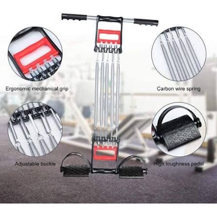 3-In-1 Spring Chest Expander & Hand Gripper Set thumbnail 2
