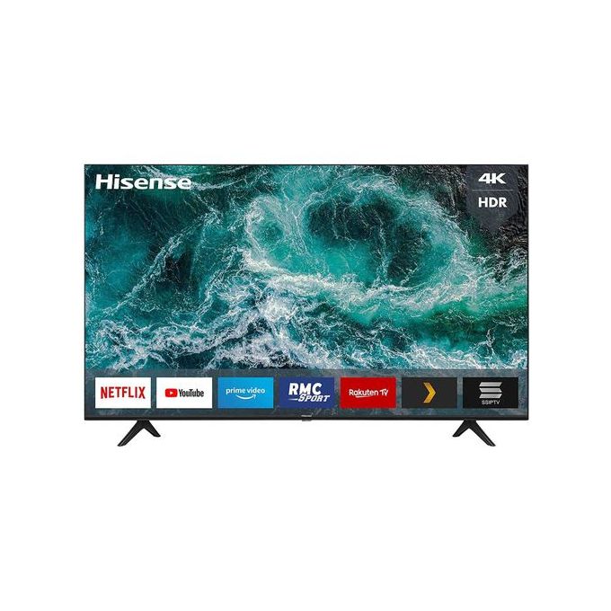 Hisense 55" Smart Uhd 4K Tv (With Bluetooth, Netflix, Youtube & Dstv Now App) - Black