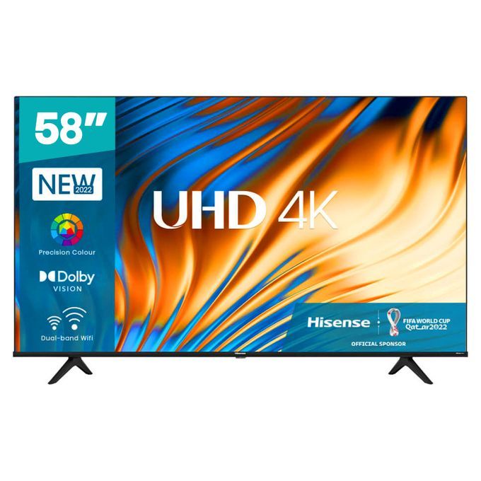 Hisense 58" Uhd 4K Smart Tv (58A6N / 58A6Q Series) - Black