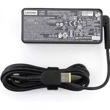 Lenovo Original Laptop Charger - 20V 65W Rectangular Usb Slim Tip / Square Power Adapter thumbnail 3