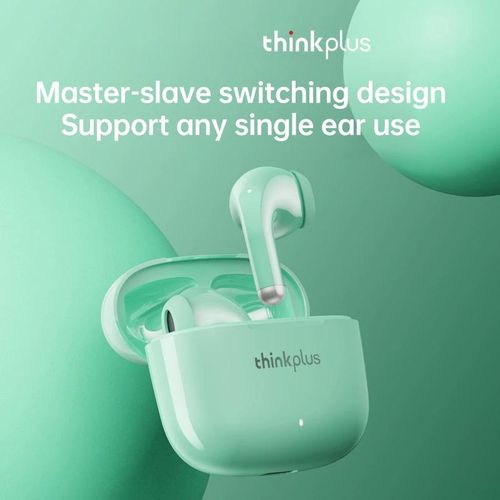 Lenovo Thinkplus Wireless Earbuds Lp40 Pro - Bluetooth 5.3 Tws Earphones - Black / White thumbnail 3