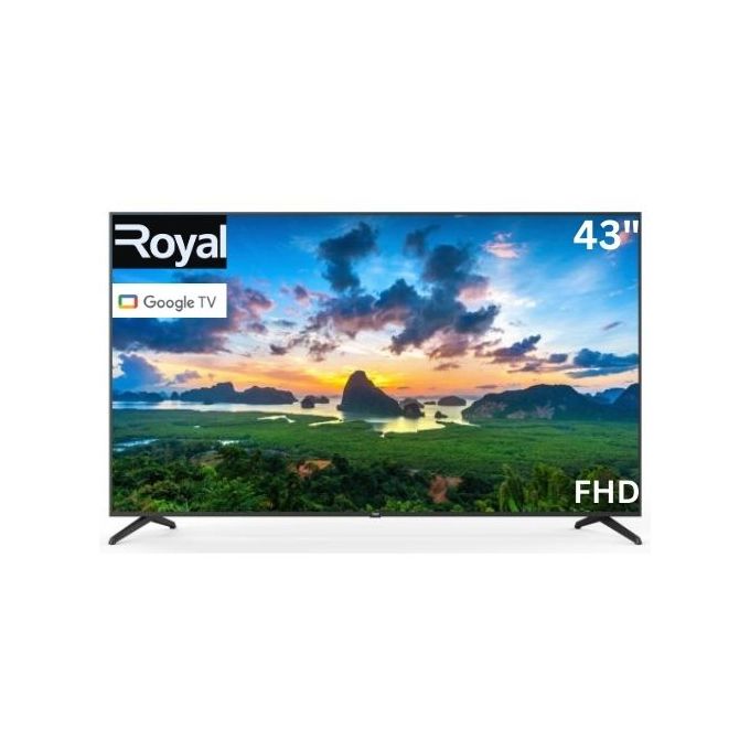 Royal 43" Inches Google Smart + Bluetooth Tv (Rtv43M10P) + 12 Months Warranty