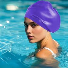 Unisex Soft Silicone Swim Cap | Waterproof & Non-Constricting thumbnail 3