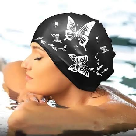 Unisex Soft Silicone Swim Cap | Waterproof & Non-Constricting