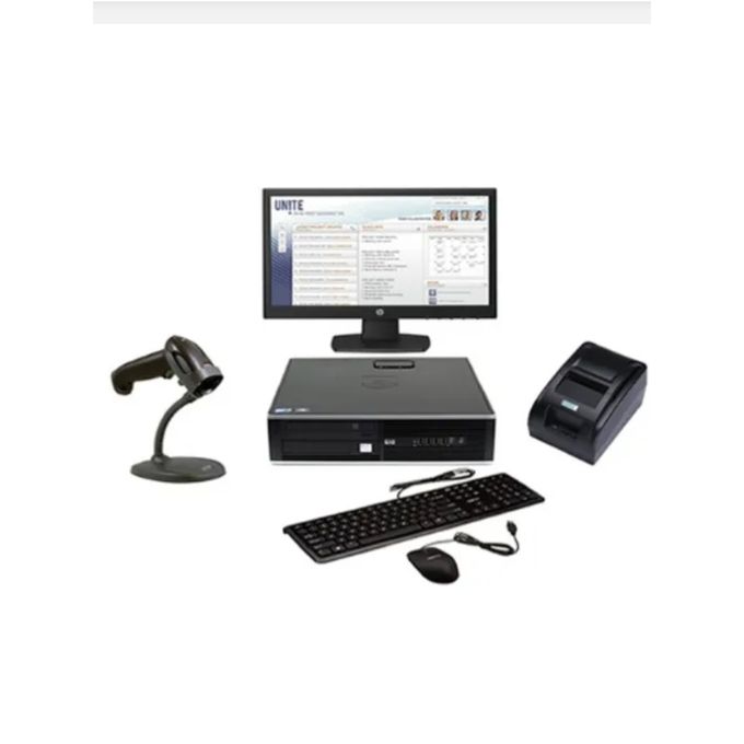 Hp Complete Pos System Bundle (With Receipt Printer, Barcode Scanner, And Pre-Installed Pos Software)