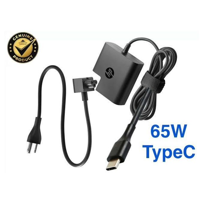 Hp Original 65W Usb Type-C Universal Ac Adapter (Variant: Travel Charger / Spectre X360 Compatible) thumbnail 2
