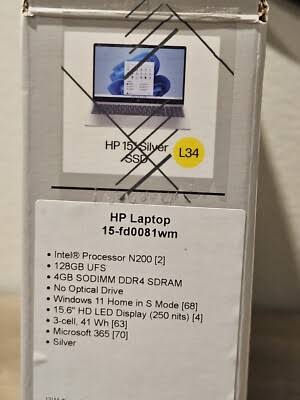 Hp 15.6-Inch Touchscreen Laptop (Intel Core I3-N305, 8Gb Ram, 256Gb Ssd) thumbnail 3