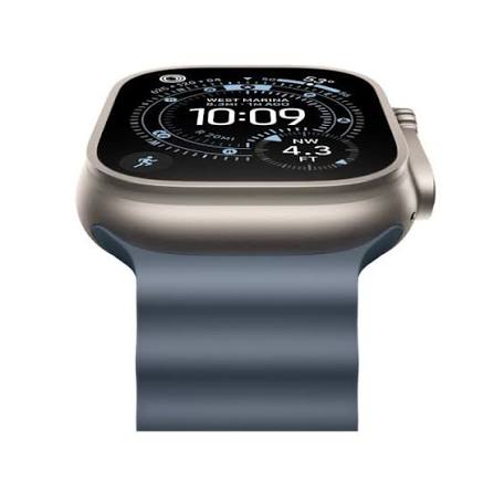 Apple Watch Ultra 3 Gps + Cellular (49Mm, Natural Titanium Case, Blue Ocean Band) thumbnail 3
