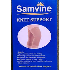 Samvine Compression Knee Support Brace (Medium - 1 Pair) thumbnail 2