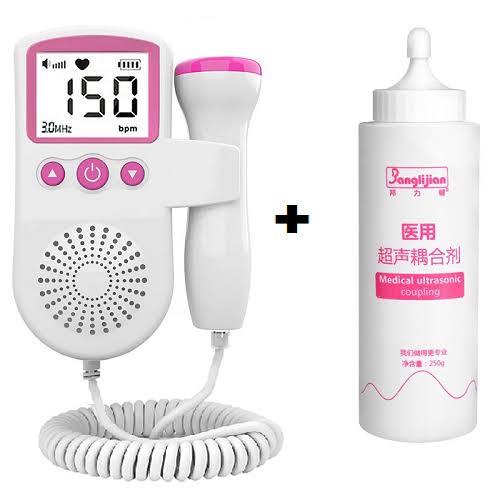 Fetal Doppler Heartbeat Detector | Handheld Ultrasound Monitor thumbnail 2