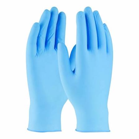 Powder-Free Blue Nitrile Examination Gloves (Box Of 100) thumbnail 2