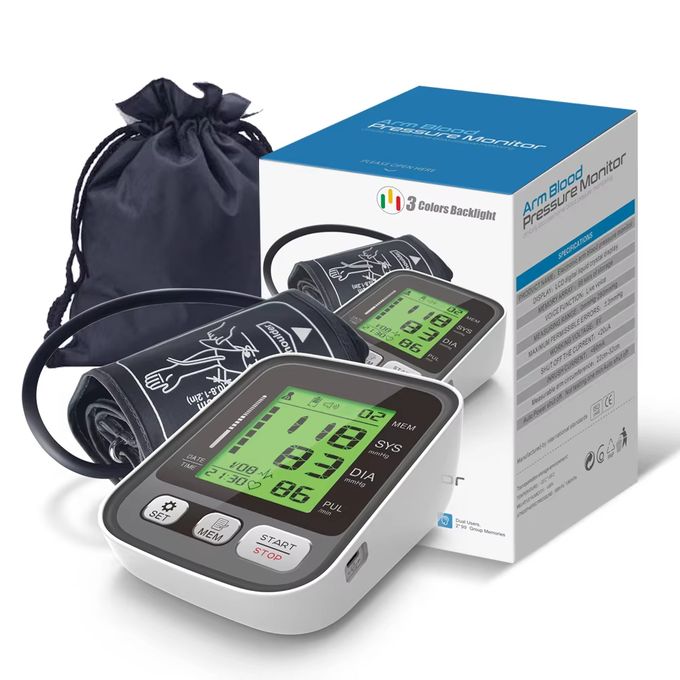 Portable Digital Lcd Arm Automatic Blood Pressure Monitor