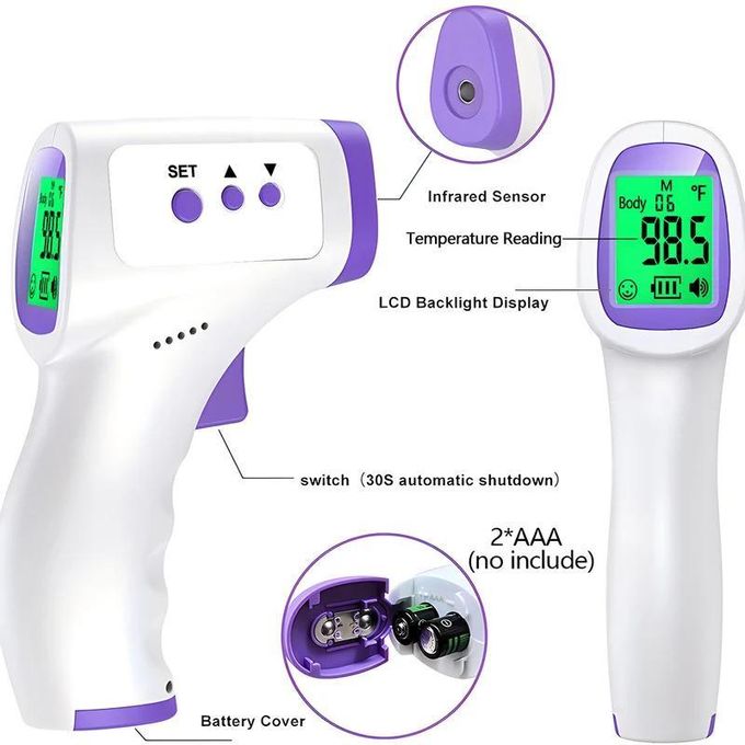 Digital Thermometer Household Temperature Measurement Non-Contact Infrared Laser Temperature Gun For Baby thumbnail 2