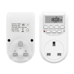 Timer Outlet Digital Timer Outlet 10A Programmable Plug-In Switch Socket thumbnail 2