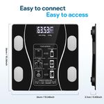 Rhrb Smart Scale For Body Weight & Bluetooth Body Fat Analyzer thumbnail 5