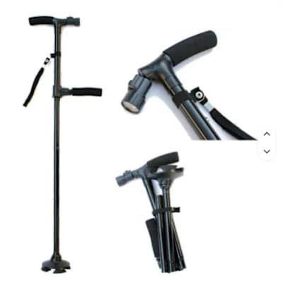 Adjustable Telescopic Walking Cane For Elderly | Aluminum Stick