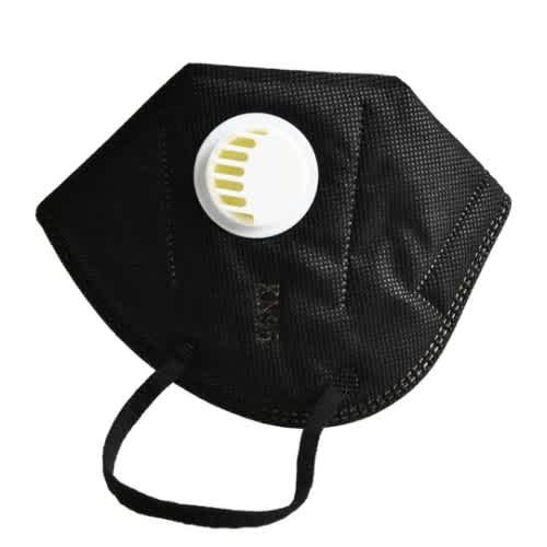 Black Kn95 Protective Face Mask (Pack Of 5) | 5-Layer Filter thumbnail 2