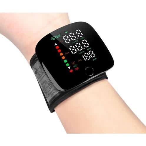 Smart Wrist Blood Pressure Monitor | Digital Bp & Pulse Rate Reader thumbnail 2