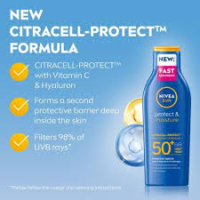 Nivea Sun Protect & Moisture Sun Lotion Spf 50+ (200Ml) thumbnail 2