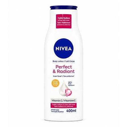 Nivea Perfect & Radiant Body Lotion For Women - 400Ml