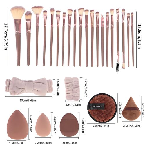 Sikitut 42Pcs Professional Makeup Brush Set thumbnail 3