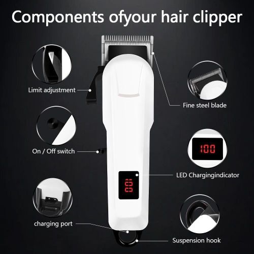 Touphy Hair Clippers For Men Professional | Cordless Barber Kit