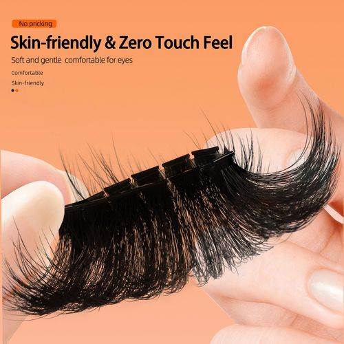 8D Fluffy Cat Eye Lashes 14-24Mm Mixed | Dramatic Wispy Lash Set thumbnail 3