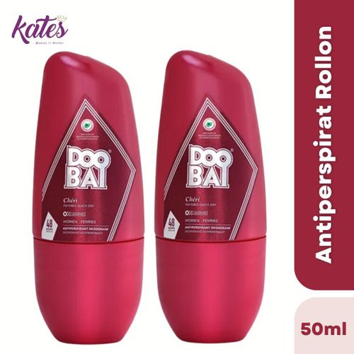 Doobai Cheri Antiperspirant Deodorant Roll On For Women (Pack Of 2)