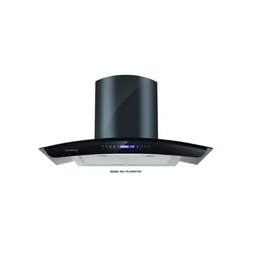 Polystar Digital Dual Function Automatic Heat Extractor With Hand Wave Control - 90Cm