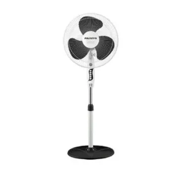 Polystar 18" Rechargeable Stand Fan With Remote Control (Black) - Pv-3018B