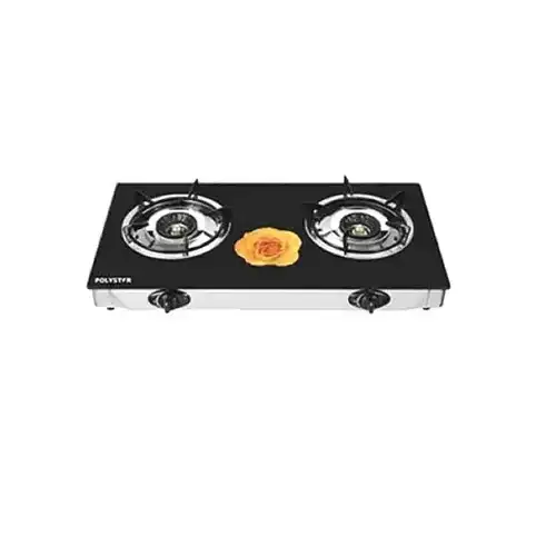 Polystar 2 Burner Auto Ignition Table Gas Cooker