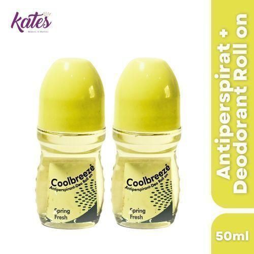 Cool Breeze Antiperspirant Deodorant Roll On (Pack Of 2)