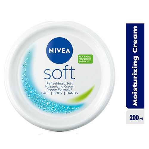 Nivea Soft Refreshingly Soft Moisturizing Cream 200Ml