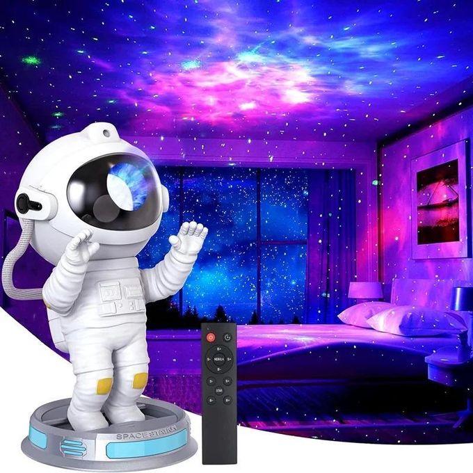 Astronaut Galaxy Projector Lamp With Remote Control