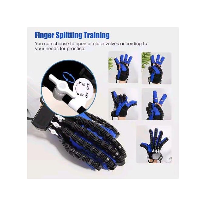 Hand Physiotherapy Rehabilitation Training Robot Gloves thumbnail 3