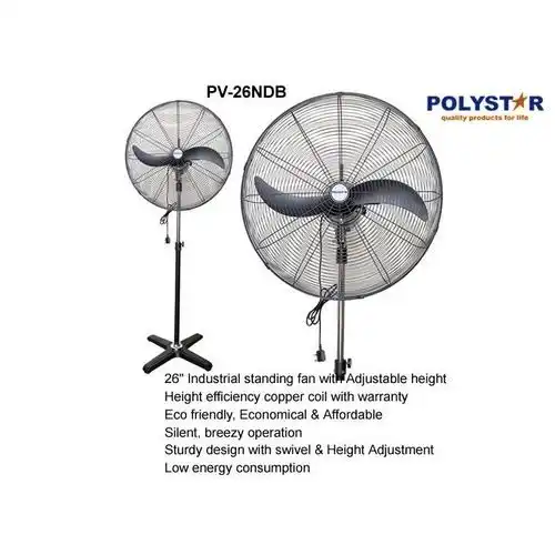 Polystar Industrial Standing Fan 26 Inches - Copper Motor