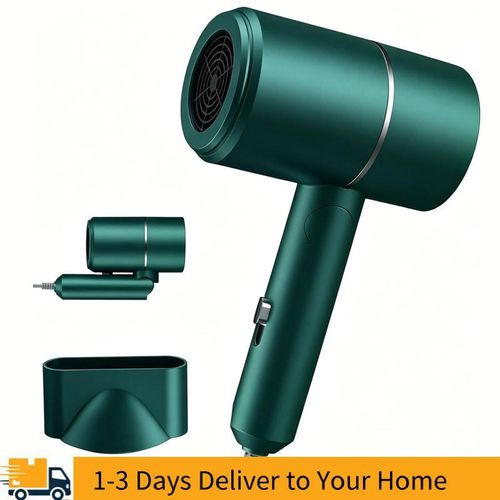 Portable Foldable Ionic Hair Dryer Green 220V Price