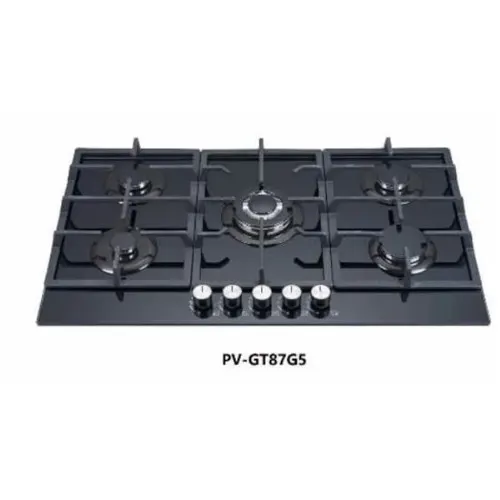 Polystar Tempered Glass 5-Burner Gas Cooker Top - 90Cm X 80Cm