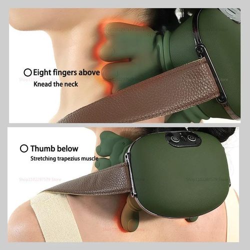 Portable Electric Neck Pain Relief Massager Device
