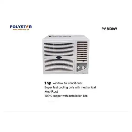 Polystar 1Hp Window Unit Air Conditioner - Pv-Md9W thumbnail 2