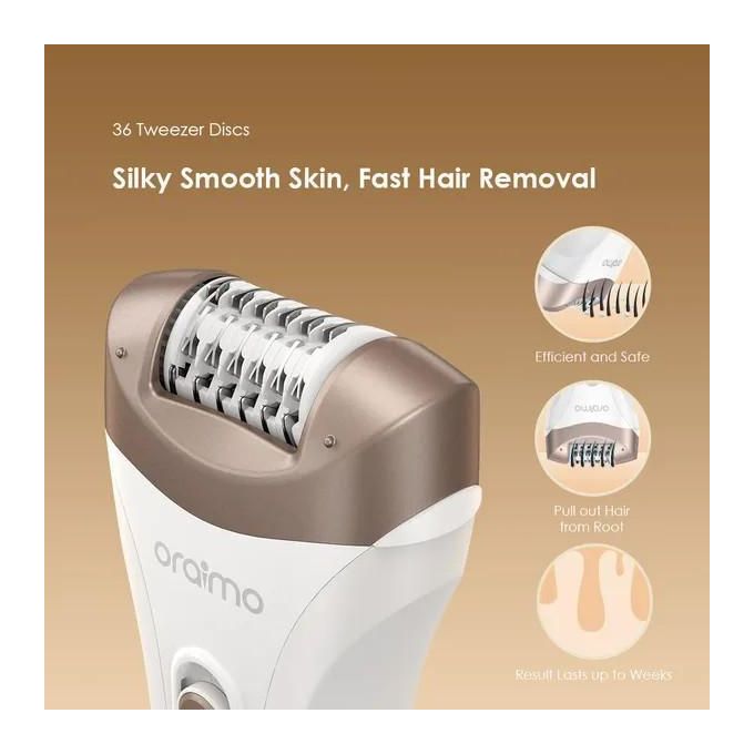 Oraimo Silksmooth Women's Electric Hair Removal Epilator thumbnail 2